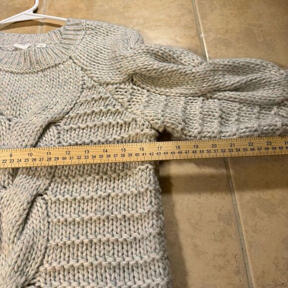 Gap Women’s Chunky Cable-Knit Crewneck Sweater Sz Small - Picture 6 of 6